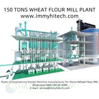 150 tons Wheat Flour Mill production plant Delivery